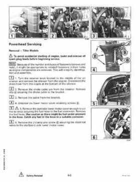 1999 EE Johnson Outboards 25, 35 3-Cylinder Service Repair Manual P/N 787029, Page 124