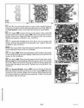 1999 EE Johnson Outboards 25, 35 3-Cylinder Service Repair Manual P/N 787029, Page 142