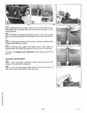1999 EE Johnson Outboards 25, 35 3-Cylinder Service Repair Manual P/N 787029, Page 169
