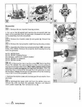 1999 EE Johnson Outboards 25, 35 3-Cylinder Service Repair Manual P/N 787029, Page 187