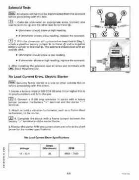 1999 EE Johnson Outboards 25, 35 3-Cylinder Service Repair Manual P/N 787029, Page 216