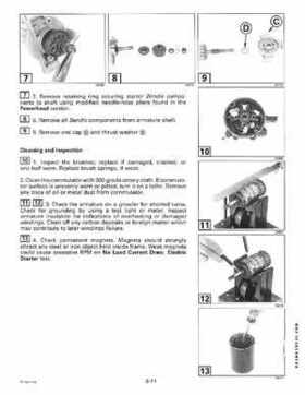 1999 EE Johnson Outboards 25, 35 3-Cylinder Service Repair Manual P/N 787029, Page 219