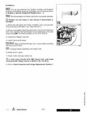 2000 Johnson/Evinrude SS 2 thru 8 outboards Service Repair Manual P/N 787066, Page 74