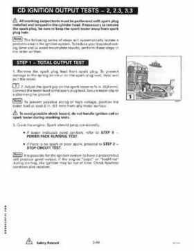 2000 Johnson/Evinrude SS 2 thru 8 outboards Service Repair Manual P/N 787066, Page 133