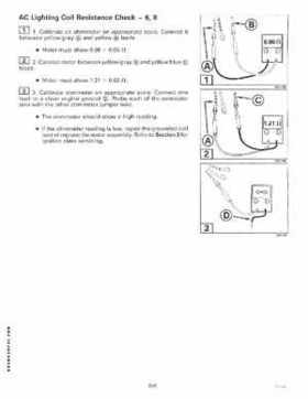 2000 Johnson/Evinrude SS 2 thru 8 outboards Service Repair Manual P/N 787066, Page 275