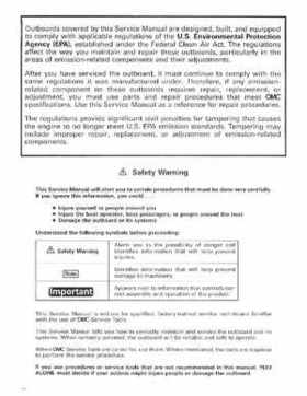 2000 Johnson/Evinrude SS 25, 35 3-Cylinder outboards Service Repair Manual P/N 787068, Page 2