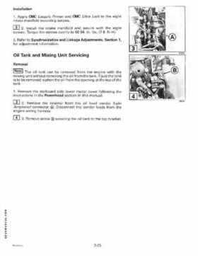 2000 Johnson/Evinrude SS 25, 35 3-Cylinder outboards Service Repair Manual P/N 787068, Page 74