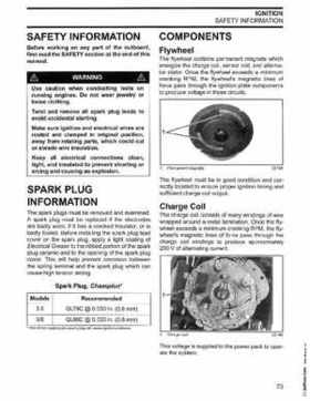 2002/2003 Johnson SN/ST 2 Stroke 3.5, 6 8 HP Outboards Service Repair Manual, PN 5005466, Page 74