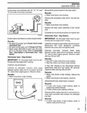 2002/2003 Johnson SN/ST 2 Stroke 3.5, 6 8 HP Outboards Service Repair Manual, PN 5005466, Page 84