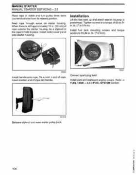 2002/2003 Johnson SN/ST 2 Stroke 3.5, 6 8 HP Outboards Service Repair Manual, PN 5005466, Page 105