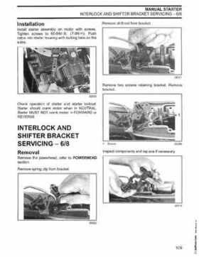 2002/2003 Johnson SN/ST 2 Stroke 3.5, 6 8 HP Outboards Service Repair Manual, PN 5005466, Page 110
