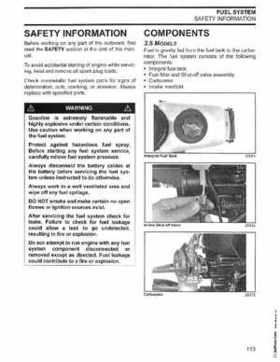 2002/2003 Johnson SN/ST 2 Stroke 3.5, 6 8 HP Outboards Service Repair Manual, PN 5005466, Page 114