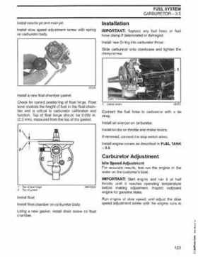 2002/2003 Johnson SN/ST 2 Stroke 3.5, 6 8 HP Outboards Service Repair Manual, PN 5005466, Page 124