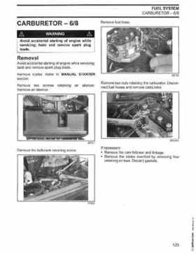 2002/2003 Johnson SN/ST 2 Stroke 3.5, 6 8 HP Outboards Service Repair Manual, PN 5005466, Page 126