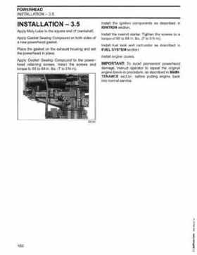 2002/2003 Johnson SN/ST 2 Stroke 3.5, 6 8 HP Outboards Service Repair Manual, PN 5005466, Page 161