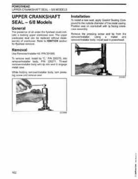 2002/2003 Johnson SN/ST 2 Stroke 3.5, 6 8 HP Outboards Service Repair Manual, PN 5005466, Page 163