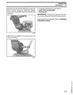 2002/2003 Johnson SN/ST 2 Stroke 3.5, 6 8 HP Outboards Service Repair Manual, PN 5005466, Page 206