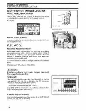 2003 ST 4 Stroke 9.9/15HP Johnson outboards Service Repair Manual P/N 5005714, Page 8