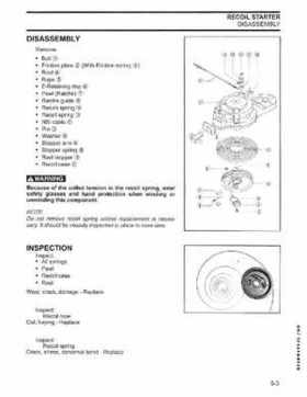 2003 ST 4 Stroke 9.9/15HP Johnson outboards Service Repair Manual P/N 5005714, Page 100