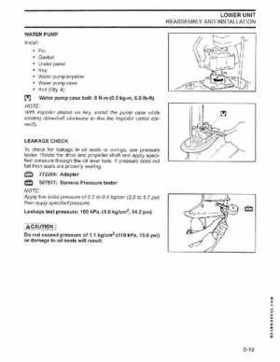 2003 ST 4 Stroke 9.9/15HP Johnson outboards Service Repair Manual P/N 5005714, Page 180