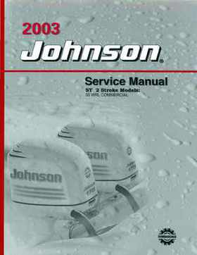 2003 Johnson ST 55 HP WRL 2 Stroke Commercial Service Repair Manual, P/N 5005483, Page 1