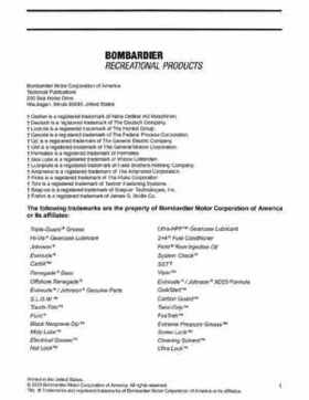 2003 Johnson ST 55 HP WRL 2 Stroke Commercial Service Repair Manual, P/N 5005483, Page 2