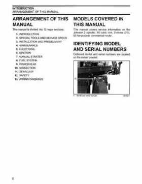 2003 Johnson ST 55 HP WRL 2 Stroke Commercial Service Repair Manual, P/N 5005483, Page 7