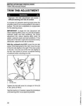 2003 Johnson ST 55 HP WRL 2 Stroke Commercial Service Repair Manual, P/N 5005483, Page 45