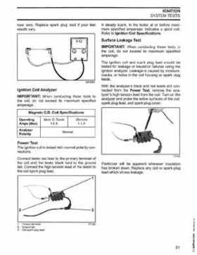 2003 Johnson ST 55 HP WRL 2 Stroke Commercial Service Repair Manual, P/N 5005483, Page 82