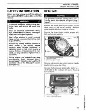 2003 Johnson ST 55 HP WRL 2 Stroke Commercial Service Repair Manual, P/N 5005483, Page 92