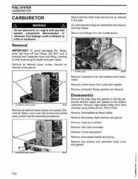 2003 Johnson ST 55 HP WRL 2 Stroke Commercial Service Repair Manual, P/N 5005483, Page 111