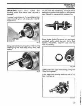 2003 Johnson ST 55 HP WRL 2 Stroke Commercial Service Repair Manual, P/N 5005483, Page 138
