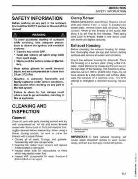 2003 Johnson ST 55 HP WRL 2 Stroke Commercial Service Repair Manual, P/N 5005483, Page 152