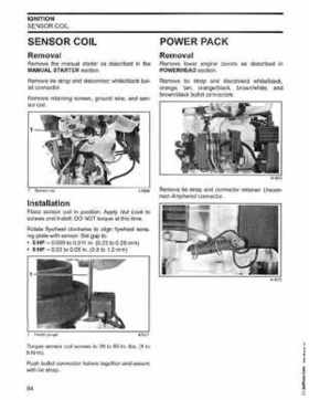 2003 Johnson ST 6/8 HP 4 Stroke Outboards Service Repair Manual, PN 5005471, Page 85