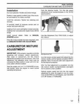 2003 Johnson ST 6/8 HP 4 Stroke Outboards Service Repair Manual, PN 5005471, Page 108
