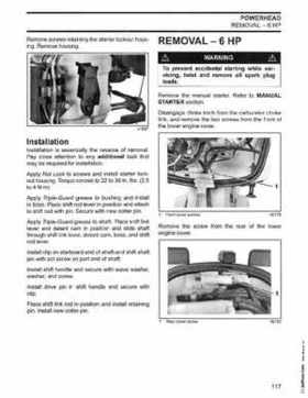 2003 Johnson ST 6/8 HP 4 Stroke Outboards Service Repair Manual, PN 5005471, Page 118