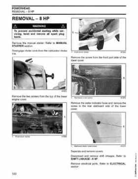 2003 Johnson ST 6/8 HP 4 Stroke Outboards Service Repair Manual, PN 5005471, Page 121