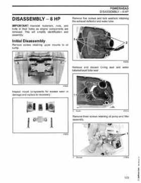 2003 Johnson ST 6/8 HP 4 Stroke Outboards Service Repair Manual, PN 5005471, Page 134