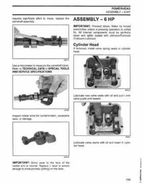 2003 Johnson ST 6/8 HP 4 Stroke Outboards Service Repair Manual, PN 5005471, Page 150