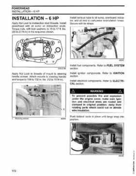 2003 Johnson ST 6/8 HP 4 Stroke Outboards Service Repair Manual, PN 5005471, Page 173