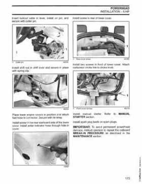 2003 Johnson ST 6/8 HP 4 Stroke Outboards Service Repair Manual, PN 5005471, Page 174
