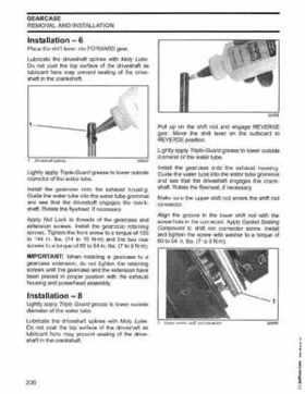 2003 Johnson ST 6/8 HP 4 Stroke Outboards Service Repair Manual, PN 5005471, Page 207