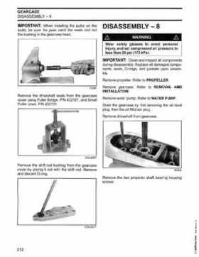 2003 Johnson ST 6/8 HP 4 Stroke Outboards Service Repair Manual, PN 5005471, Page 213
