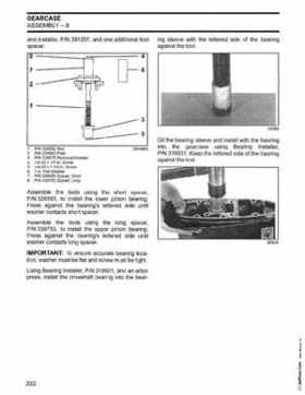2003 Johnson ST 6/8 HP 4 Stroke Outboards Service Repair Manual, PN 5005471, Page 223