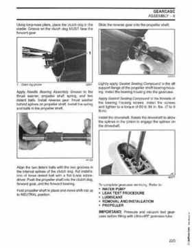 2003 Johnson ST 6/8 HP 4 Stroke Outboards Service Repair Manual, PN 5005471, Page 226