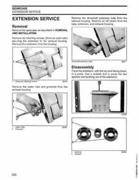 2003 Johnson ST 6/8 HP 4 Stroke Outboards Service Repair Manual, PN 5005471, Page 227