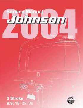 2004 SR Johnson 2 Stroke 9.9, 15, 25, 30 HP Outboards Service Repair Manual P/N 5005638, Page 1