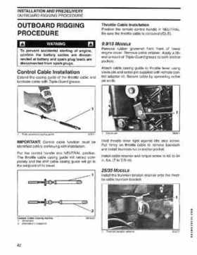 2004 SR Johnson 2 Stroke 9.9, 15, 25, 30 HP Outboards Service Repair Manual P/N 5005638, Page 43