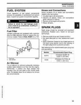 2004 SR Johnson 2 Stroke 9.9, 15, 25, 30 HP Outboards Service Repair Manual P/N 5005638, Page 70