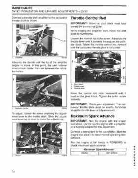 2004 SR Johnson 2 Stroke 9.9, 15, 25, 30 HP Outboards Service Repair Manual P/N 5005638, Page 75